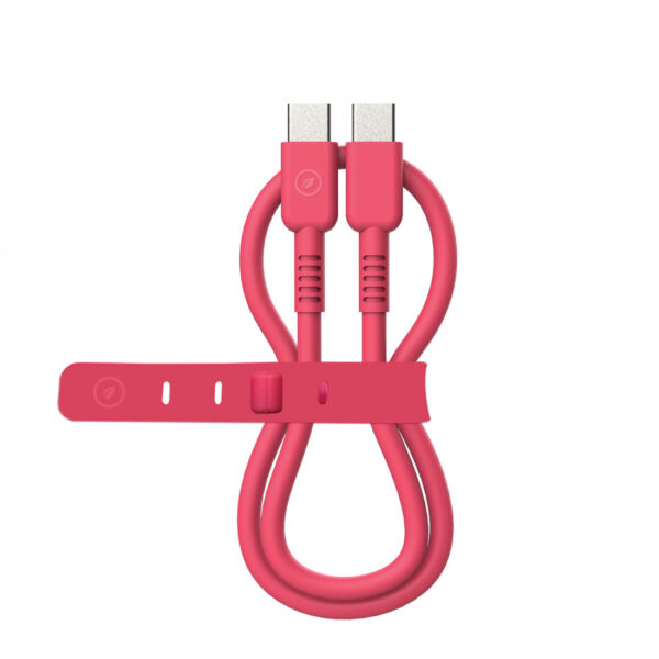 Cable Muvit for Change Tipo C a Tipo C 3A/60W 1.2m magenta - Imagen 3