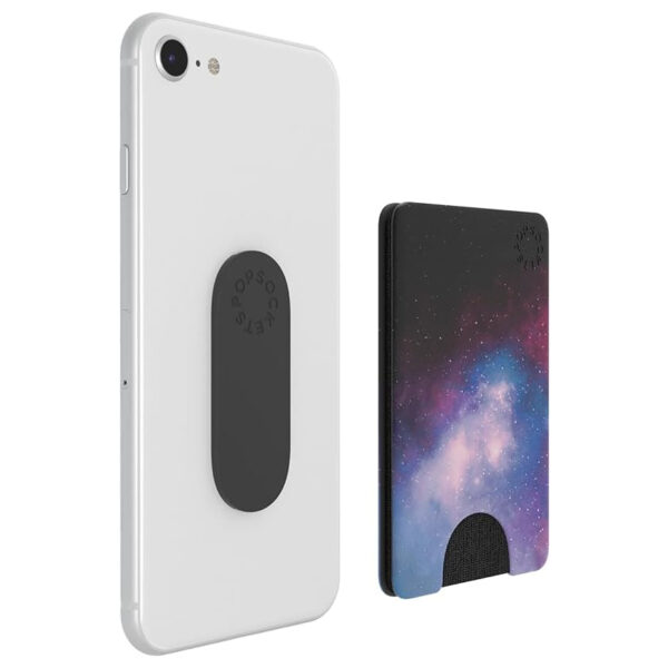 PopSockets Cartera oficial Popwallet adhesivo Blue Galaxy - Imagen 4