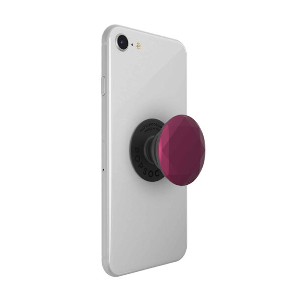 PopSockets Soporte Adhesivo Metalic Diamond Plum Berry - Imagen 5
