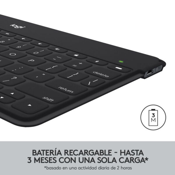 Logitech Keys-To-Go Teclado Bluetooth Rosa para iPhone/iPad/Apple TV - Imagen 7