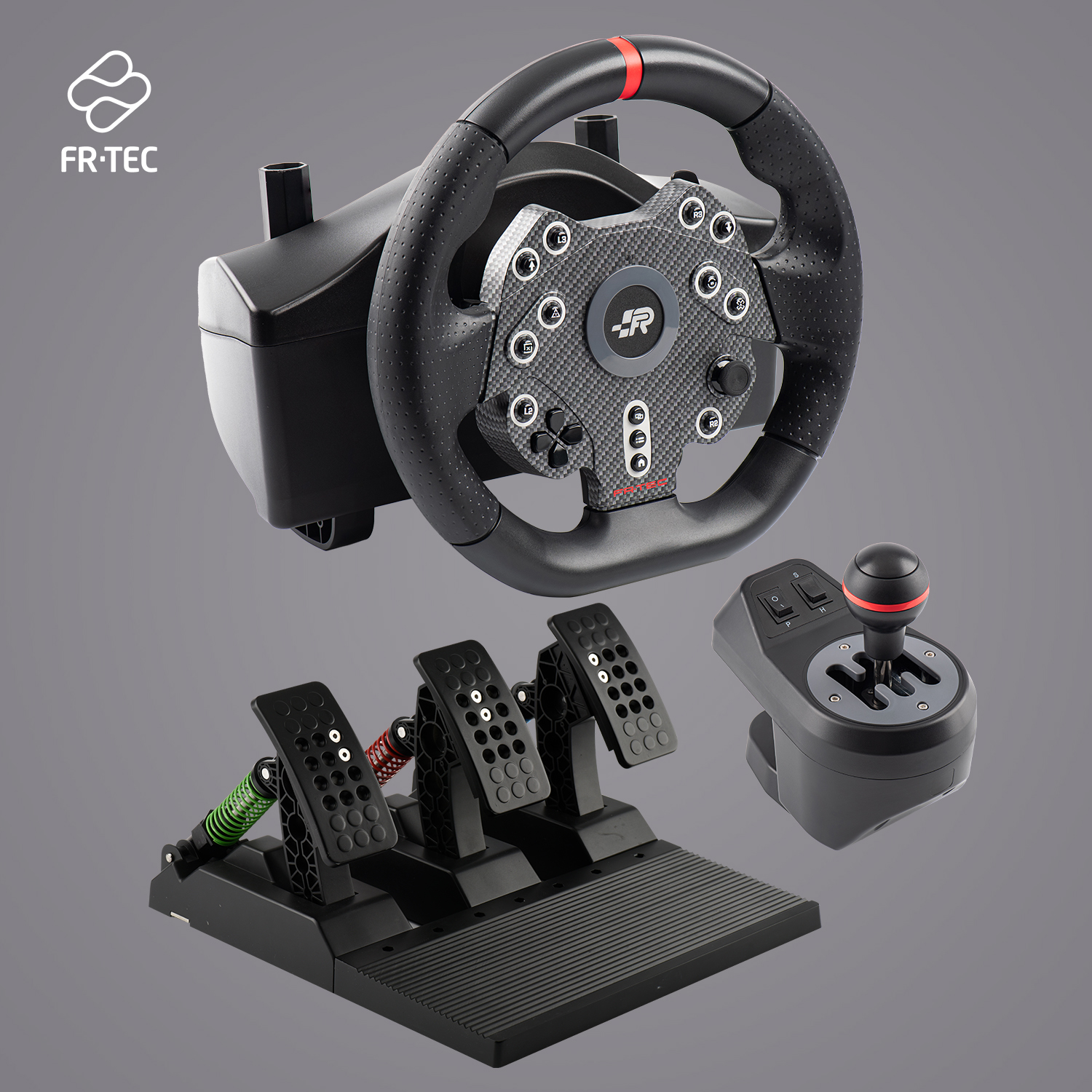 Volante de carreras Pedales y Cambio FR-TEC GRAND CHELEM RACING WHEEL MKII - Imagen 2