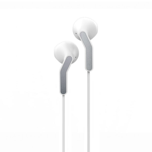 Auriculares estéreo Muvit for Change E56 3.5mm Blanco - Imagen 4