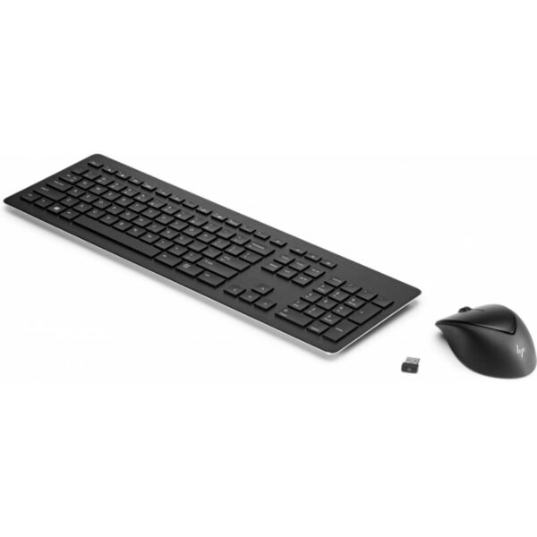 Combo Teclado + Ratón HP 950MK negro Usado **En Portugués** - Imagen 2