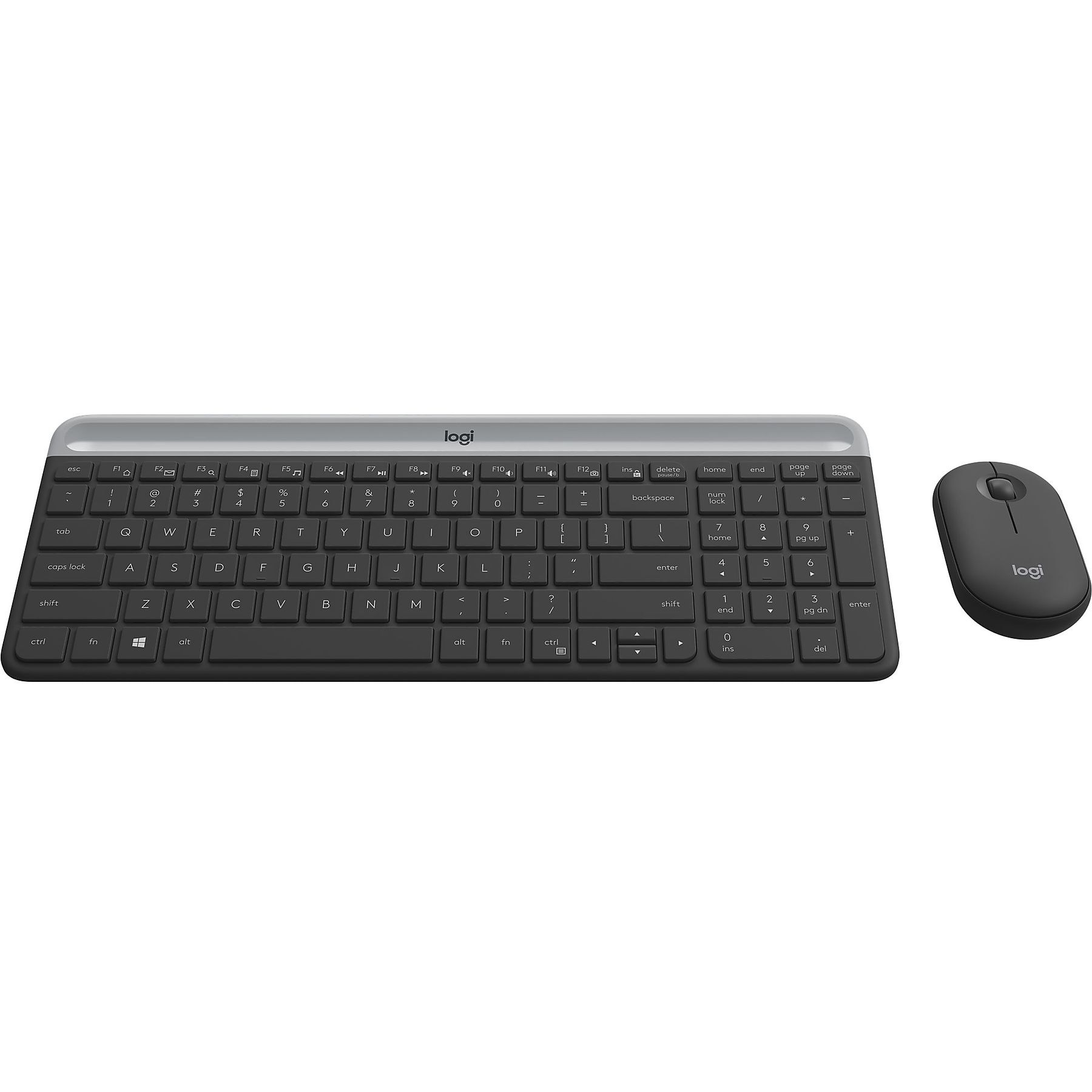 Logitech Wireless Slim Combo MK470 Teclado+Ratón color Grafito **En Alemán** - Imagen 2
