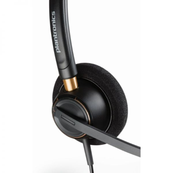 Auriculares Estereos Plantronics EncorePro HW520 con cable (NUEVO) - Imagen 3