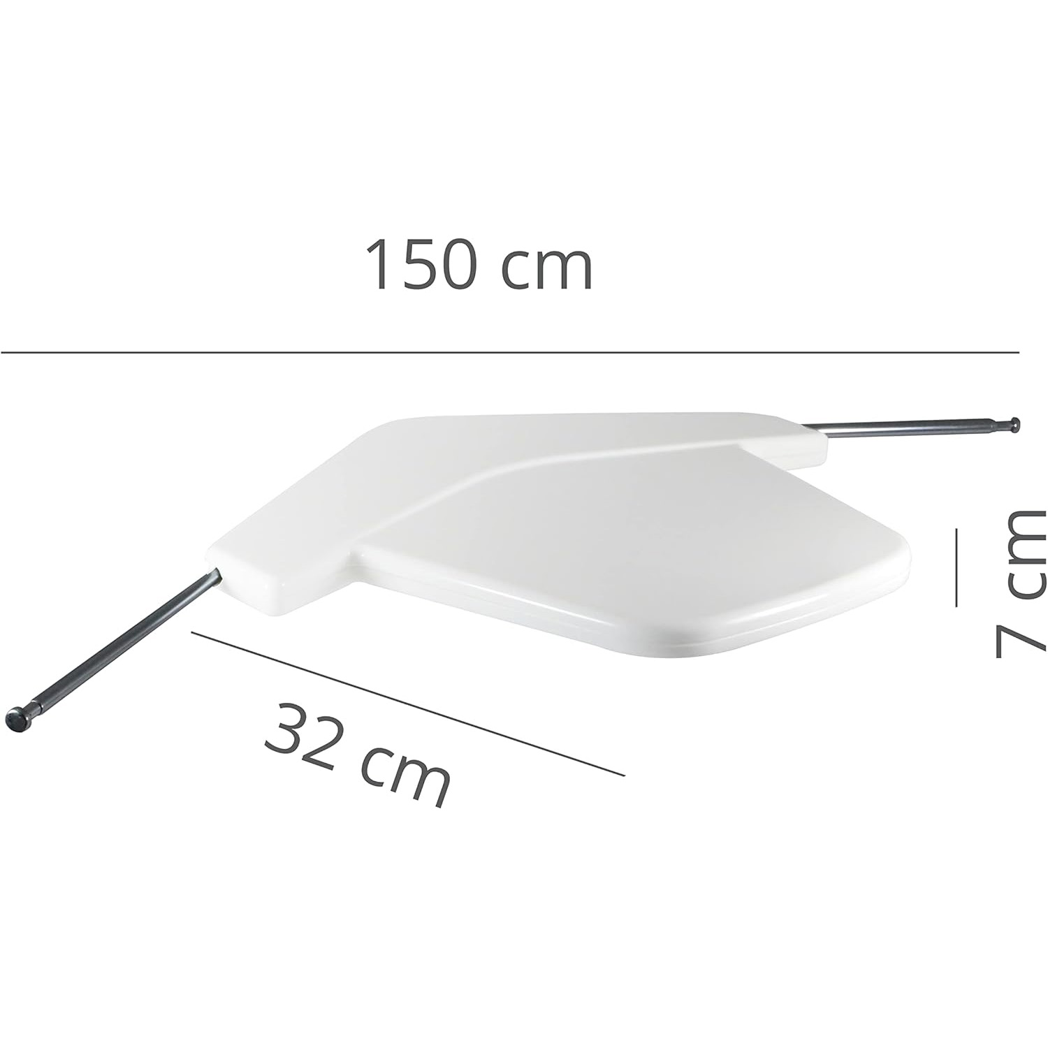 Antena exterior para Caravana y Camping Metronic G65 427018 Compatible 5G Blanca - Imagen 2