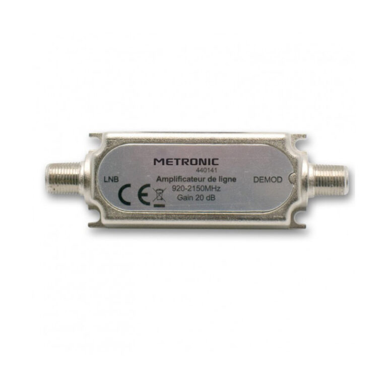 Amplificador de línea Metronic 440141 frecuencia: 920-2150 MHz color plateado