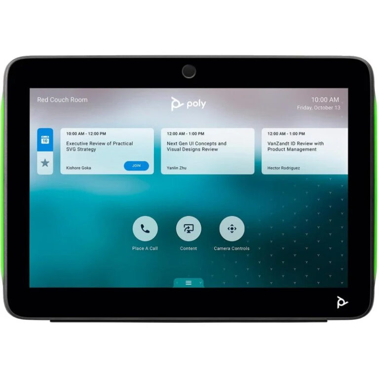 Controlador Táctil Poly TC10 WXGA 10.1" PoE Pantalla Ethernet RJ-45 Usado