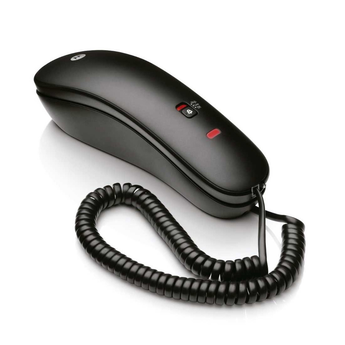 Teléfono fijo Motorola CT50 estilo Góndola Indicador Visual De Llamada negro