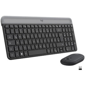 Logitech Wireless Slim Combo MK470 Teclado+Ratón color Grafito **En Alemán**