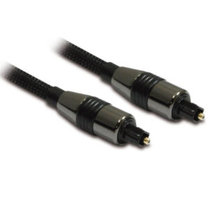 Cable de audio de fibra óptica premium Toslink macho/macho 2 m