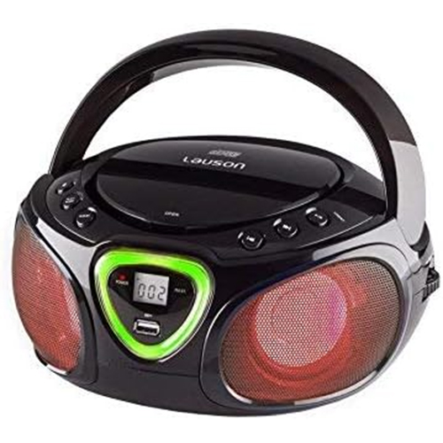 Reproductor CD Lauson CP752 - Boombox Bluetooth, USB y Mp3 player
