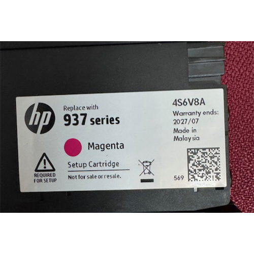 Pack de 4 cartuchos SETUP HP 937 CMYK - Imagen 4