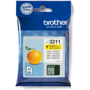Cartucho de tinta Original Brother LC3211Y amarillo 200 páginas