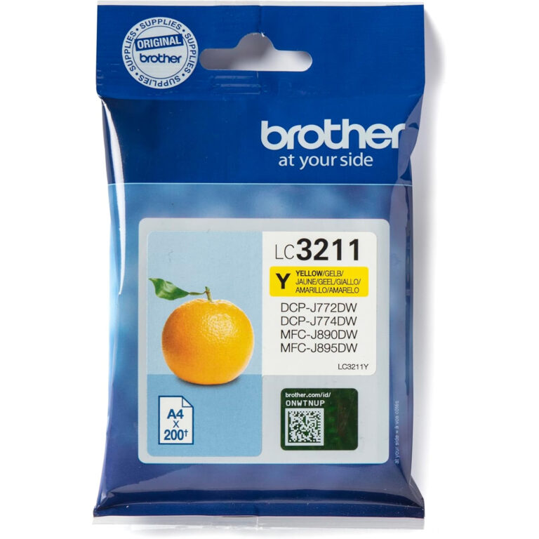 Cartucho de tinta Original Brother LC3211Y amarillo 200 páginas