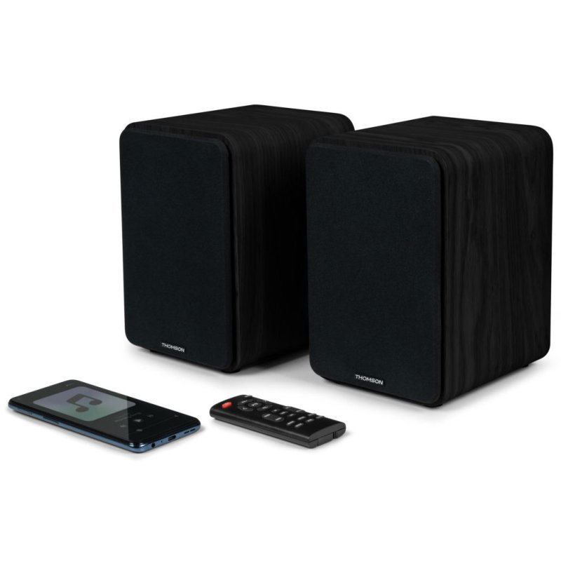 Altavoces Thomson WS600DUO Bluetooth 100W Negros Usados - Imagen 3