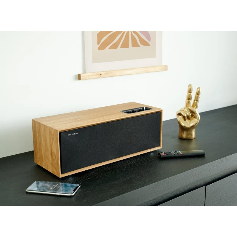 Altavoz Thomson WS702 Bluetooth de Madera 150W - Imagen 3