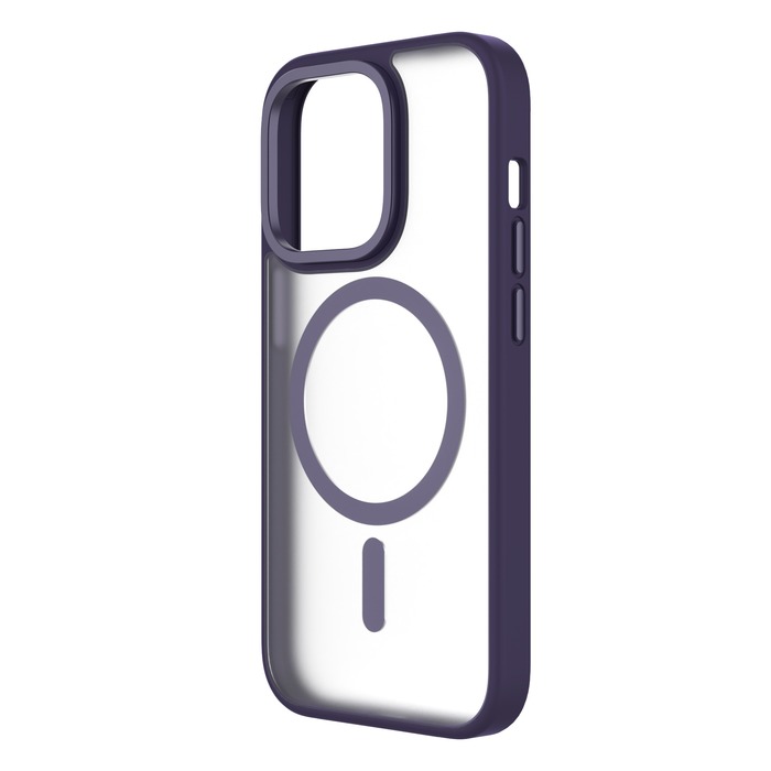 Funda híbrida blanda QDOS con cierre a presión para Apple iPhone 14 Pro Púrpura - Imagen 2