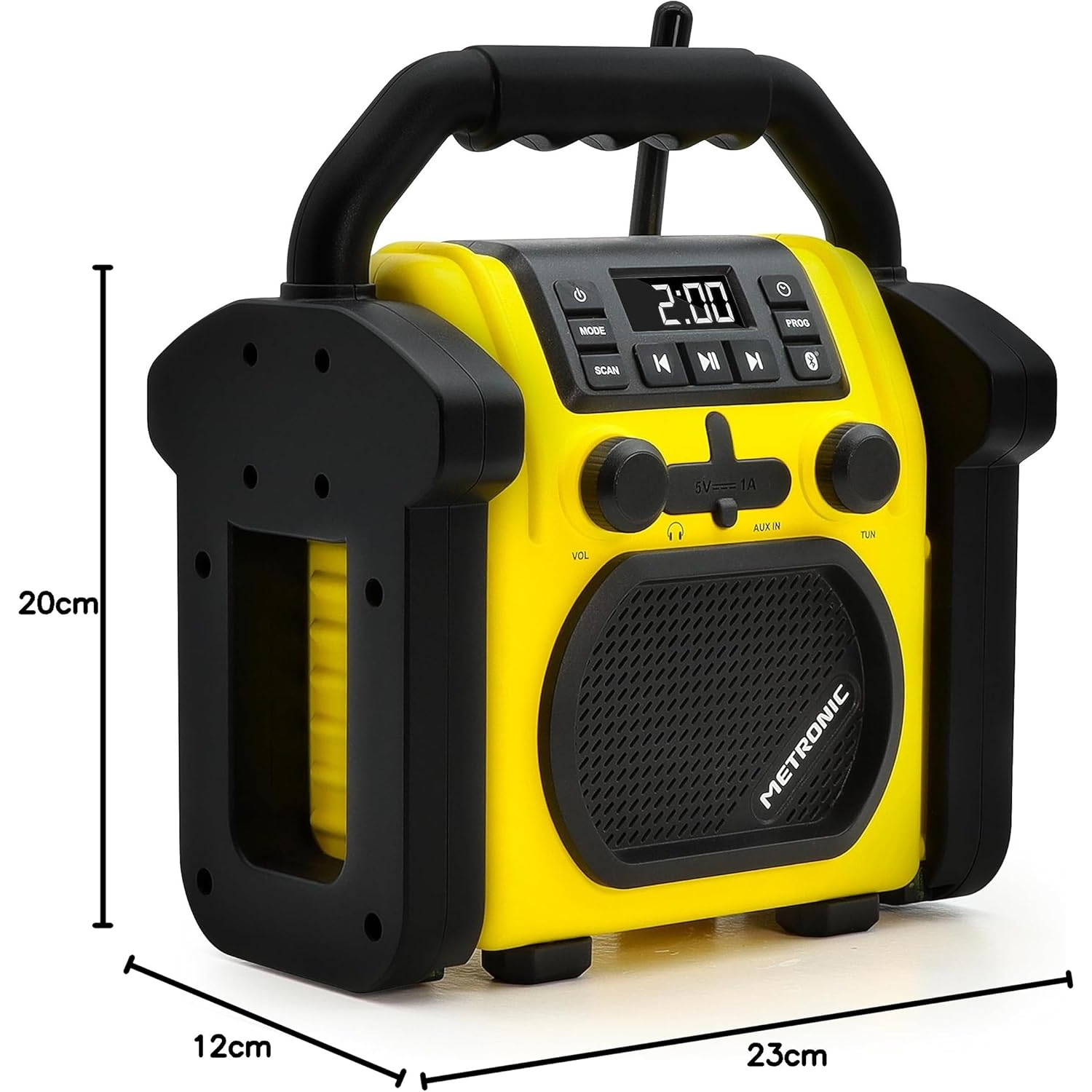 Radio Metronic 477217 Altavoz de Obra Bluetooth/FM 30W - Imagen 6