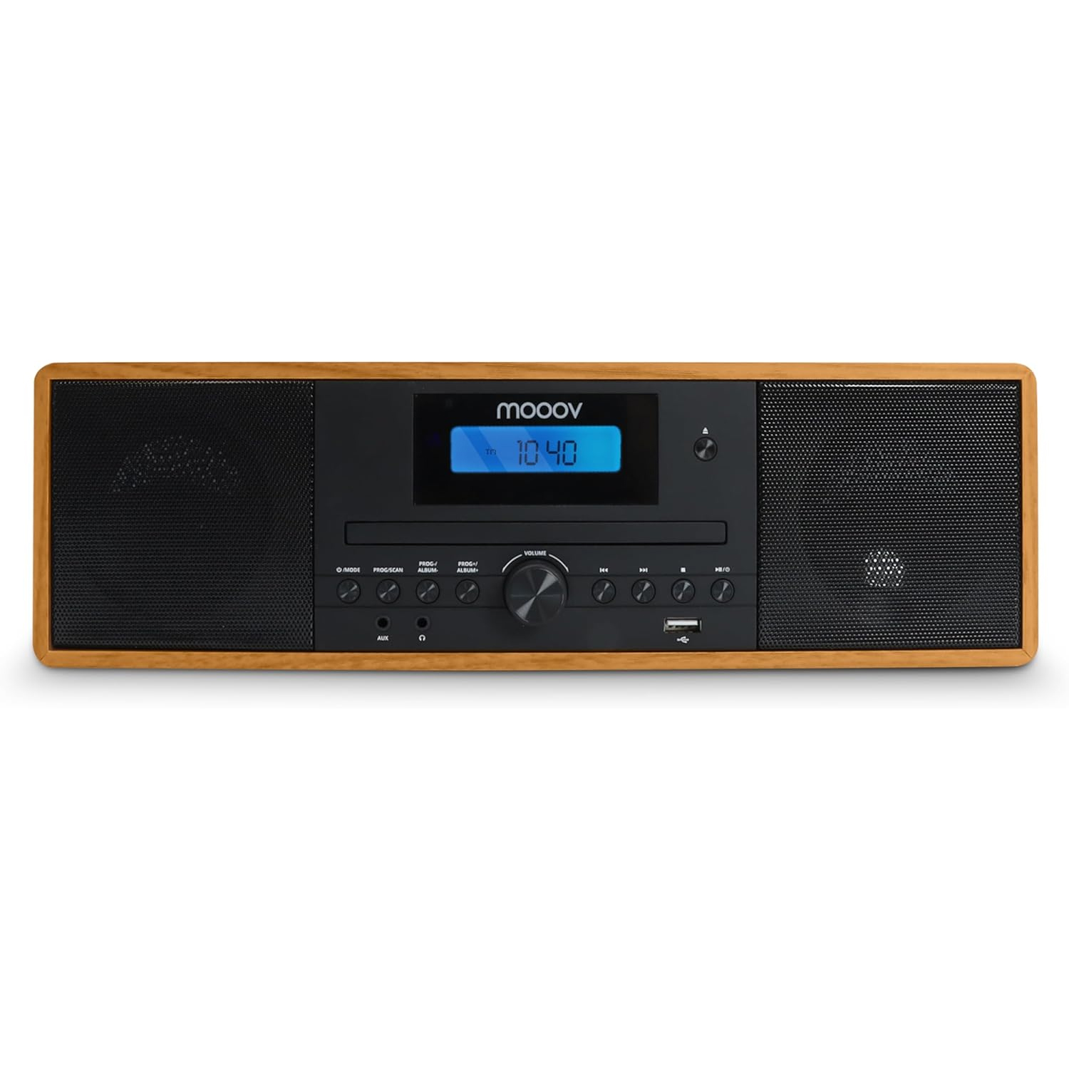 Microcadena Mooov 477380 HiFi estéreo 50W, Reproductor CD, Bluetooth, FM, USB - Imagen 2