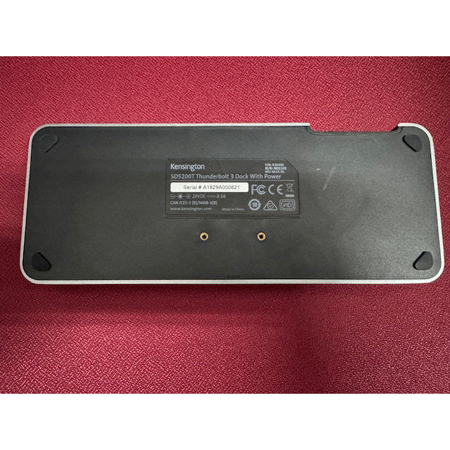Dock Station Universal Dual 4K Kensington Thunderbolt 3 SD5200T K38300 Usado * - Imagen 3