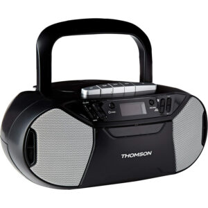 Radio Cassette/CD/Mp3 portátil Thomson RK250UDABCD negro
