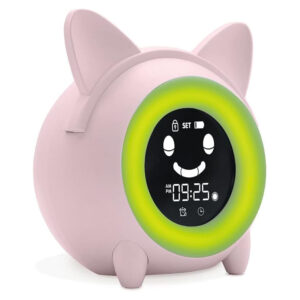 Despertador Infantil Metronic 477345 Luz Quitamiedos Pantalla LCD Educativa USB