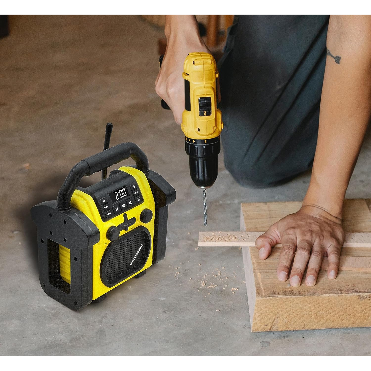 Radio Metronic 477217 Altavoz de Obra Bluetooth/FM 30W - Imagen 7