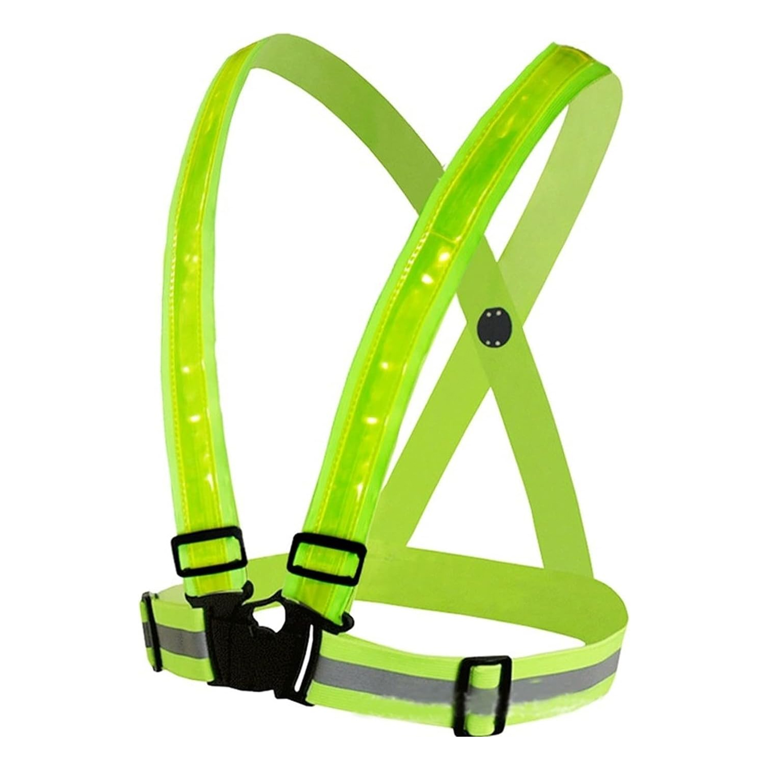 Quick Media Cuerpo/Chaleco con Luces LED Reflectantes con Carga USB para Scooter - Imagen 4