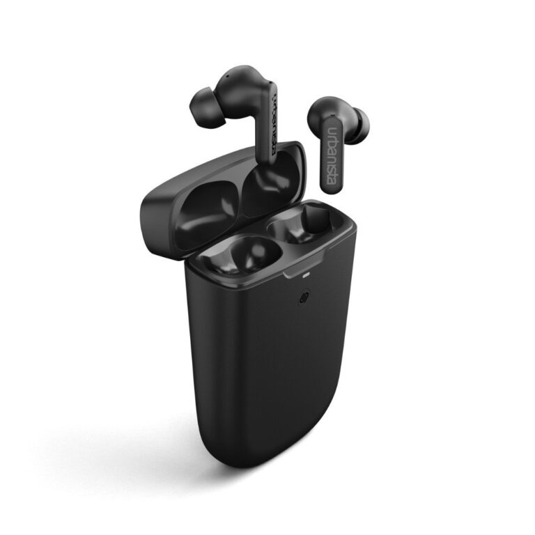 Auriculares inalámbricos Urbanista Phoenix Noise Cancelling solar Negro Usado