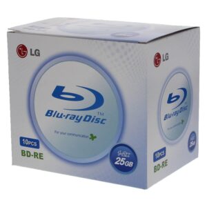 LG Blu-ray BD-RE 25 GB 2x 10 Discos Vírgenes