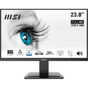 Monitor Profesional MSI Pro MP243X 23,8" FHD 1920 x 1080 100 Hz IPS Negro