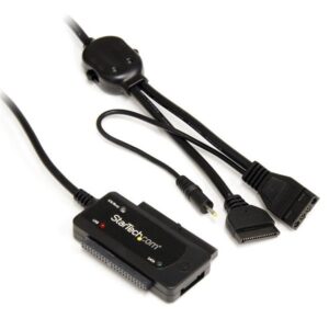 Adaptador StarTech Combo USB 2.0 a SATA/IDE para Disco Duro y SSD de 2.5 y 3.5"