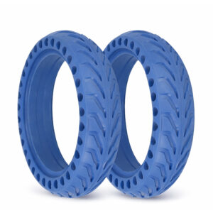 2 Ruedas Macizas para patinete de 8,5" Urban Scout Dibujo nido de abeja Azul