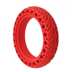 Rueda Maciza para patinete de 8,5" Urban Scout Dibujo nido de abeja Roja