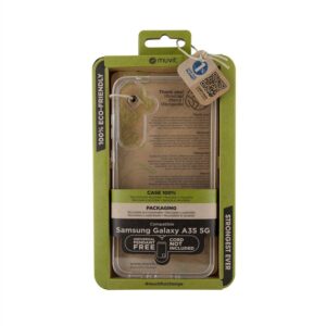 Funda Muvit for change para Samsung Galaxy A35 5G recycletek transparente