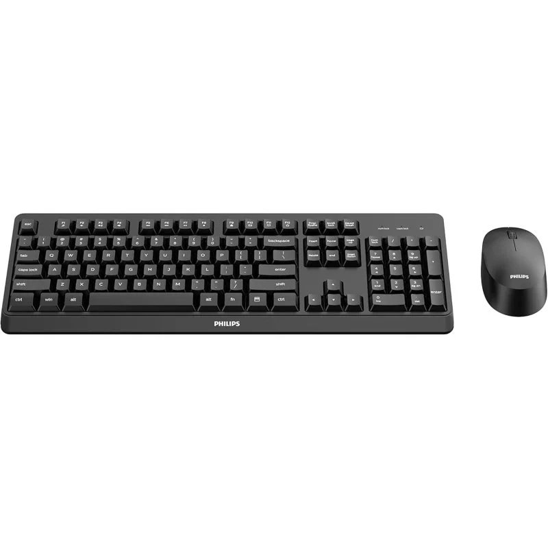 Combinación teclado y ratón USB Philips 3000 series 1600 DPI Inalámbricos Negro - Imagen 2