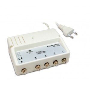 Amplificador Metronic 432175 repartidor blindado+ajuste de ganancia Usado