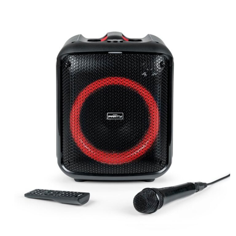 Altavoz BigBen Cube PARTYBTHPMAX Bluetooth Iluminación 200W Micrófono