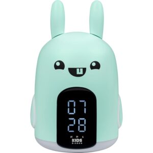 Reloj despertador infantil y luz nocturna Bigben RKIDSRABBIT Azul Usado