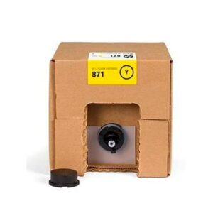 Cartucho Tinta Original HP 3 litros para HP 871C Amarillo **Emb.dañado, nuevo**