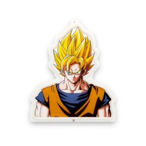 Lámpara mural neón LED Goku Super Saiyan 40 cm Dragon Ball Z