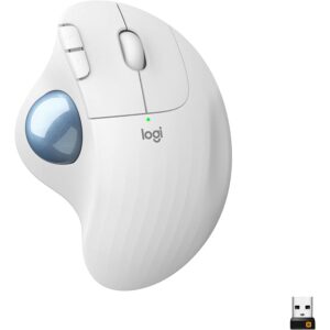 Ratón Logitech Ergo M575 Inalámbrico Trackball 2000 DPI Blanco