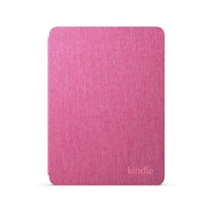 Funda para Kindle Paperwhite/Colorsoft tejido resistente al agua plegable rosa