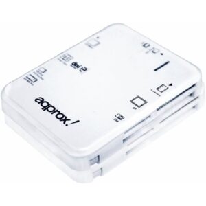 Lector de Tarjetas Approx APPCRDNI Externo 6 Ranuras color Blanco