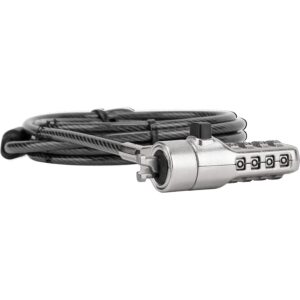 Targus ASP86GL Cable antirrobo Plata Portátil Cerradura con combinación