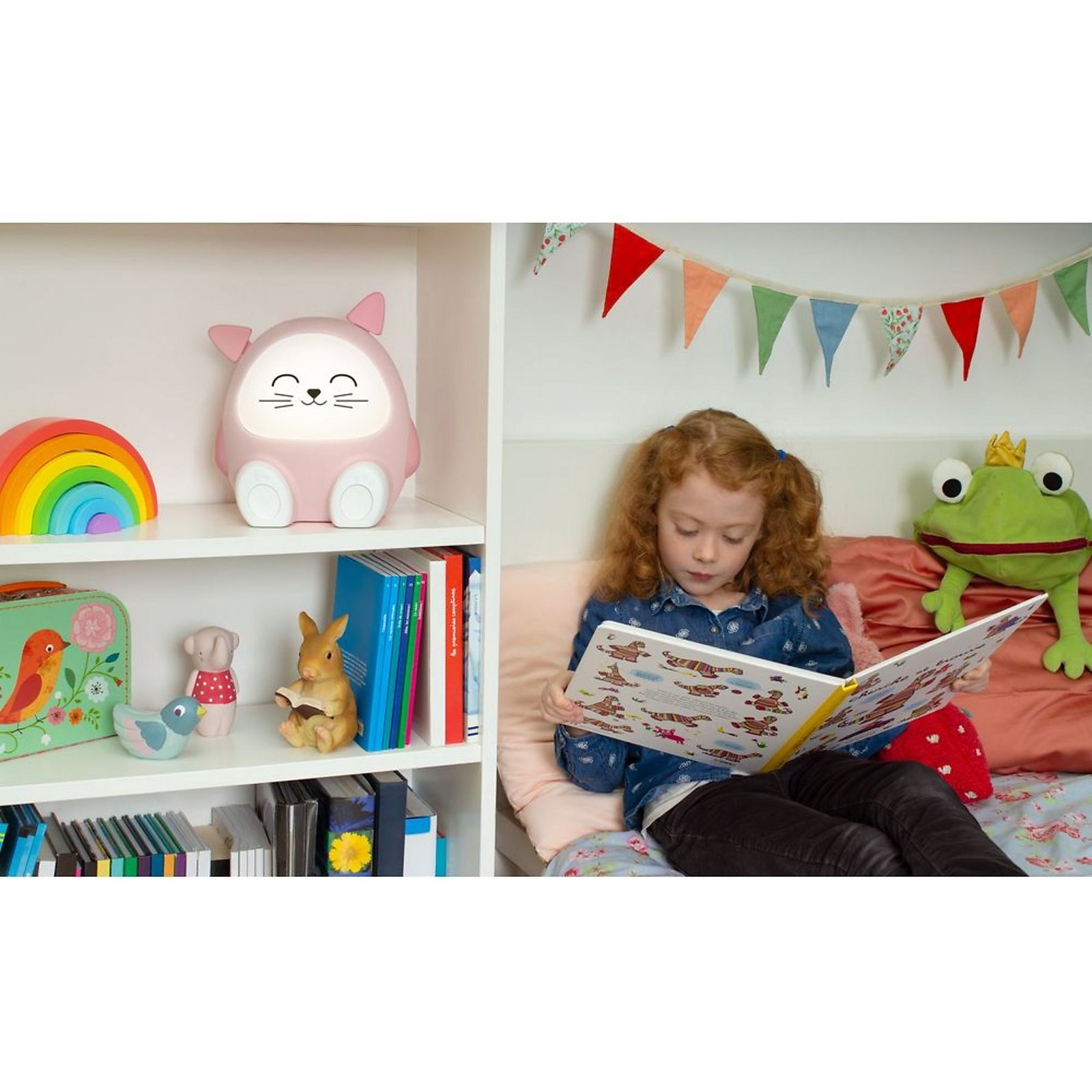 Altavoz inalámbrico Bigben BTKIDSCAT 15 W Bluetooth Hasta 8 horas Rosa Usado - Imagen 4