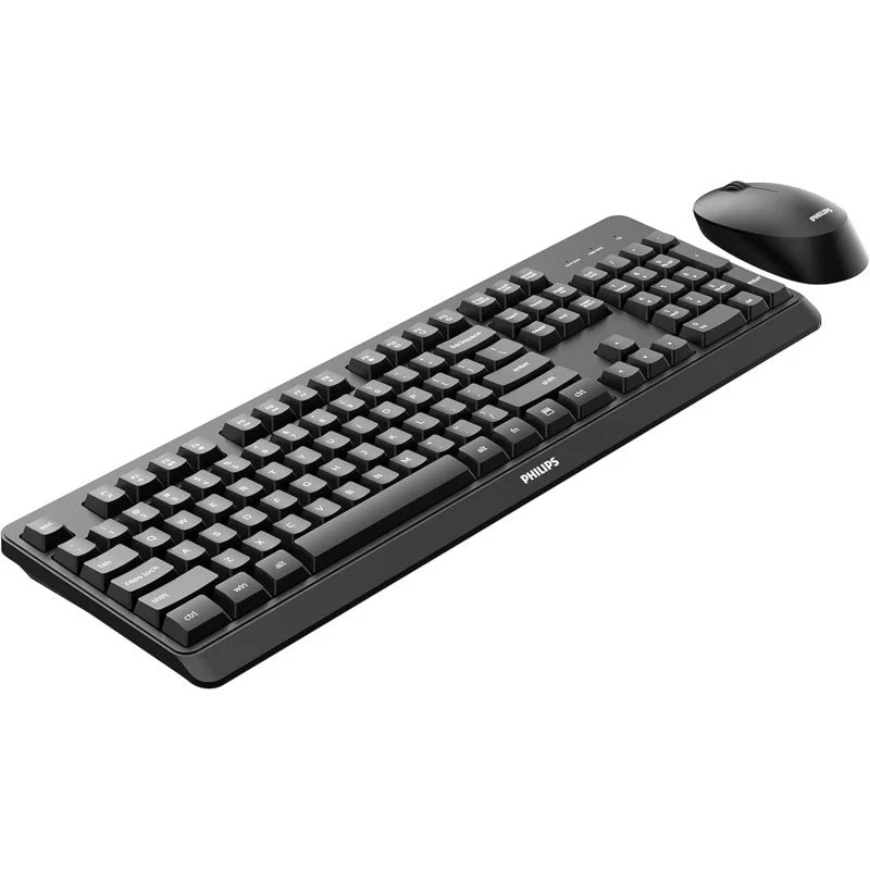 Combinación teclado y ratón USB Philips 3000 series 1600 DPI Inalámbricos Negro - Imagen 4