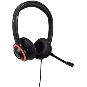 Auriculares V7 Safesound Education K-12 con micrófono con cable USB de 2 m