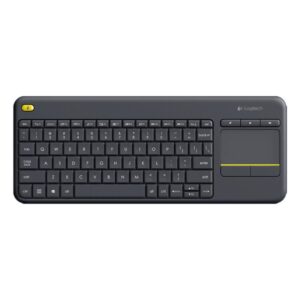 Logitech Wireless Touch Black Keyboard K400 Plus Unifying
